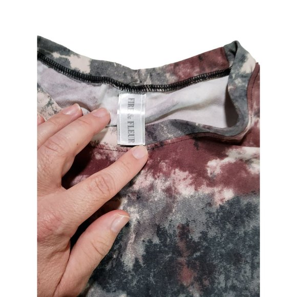 Fire & Fleur Men's Tye Dye Tshirt Sz 2X Short Sleeve - Picture 2 of 6